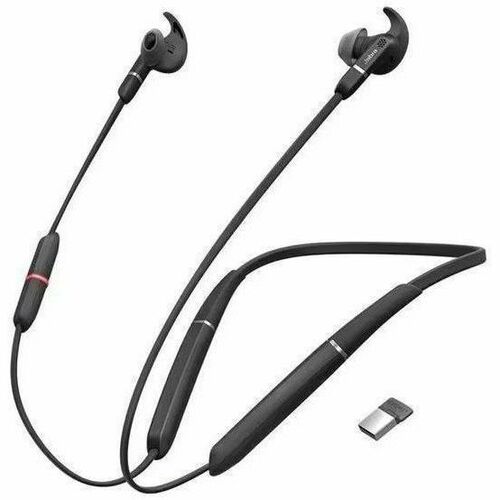 Main Image for Lenovo Jabra Evolve 65E Link 370 UC Wireless Earbuds - Black