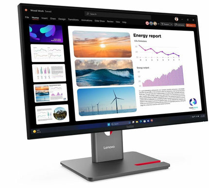 Main Image for Lenovo ThinkVision P24Q-40 24" Class WQHD LED Monitor - 16:9 - Raven Black