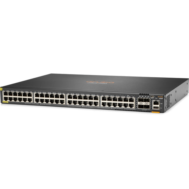 Main Image for HPE 6300F 48-port 1GbE Class 4 PoE and 4-port SFP56 Switch