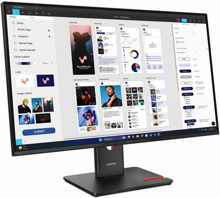 Main Image for Lenovo ThinkVision T32UD-40 32" Class 4K UHD LED Monitor - 16:9 - Eclipse Black