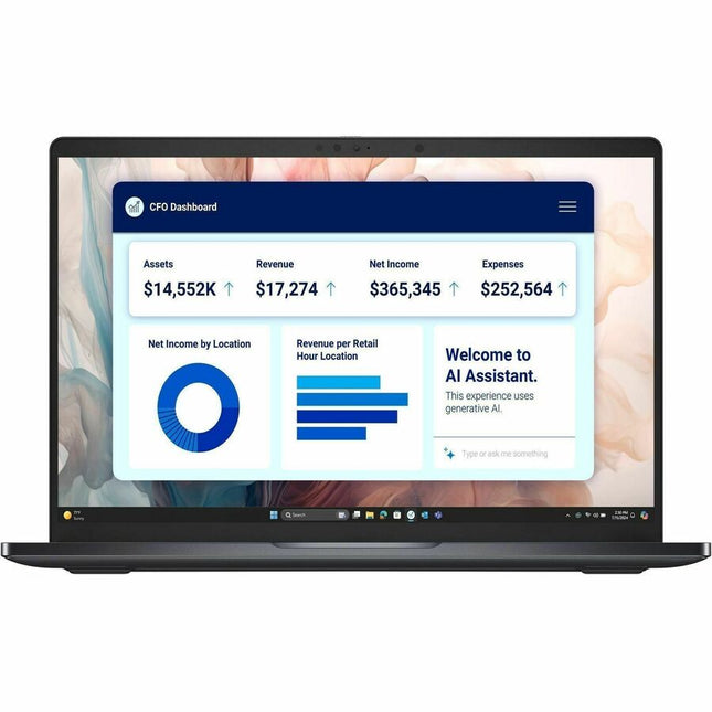 Main Image for Dell Pro 14 Premium PA14250 14" Touchscreen Copilot+ PC Notebook - QHD+ - 60 Hz - Intel Core Ultra 7 268V - vPro Technology - Intel Evo Platform - 32 GB - 512 GB SSD - English (US) Keyboard - Magnetite