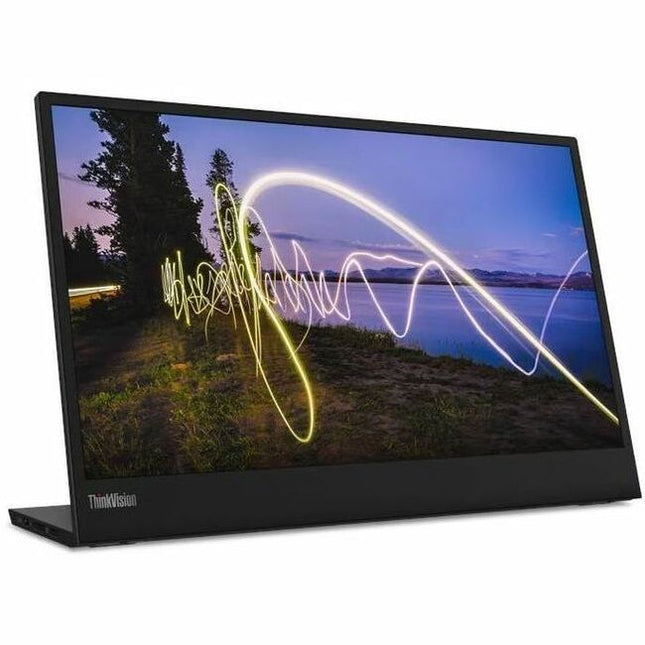 Main Image for Lenovo ThinkVision M15 16" Class Full HD LED Monitor - 16:9 - Raven Black