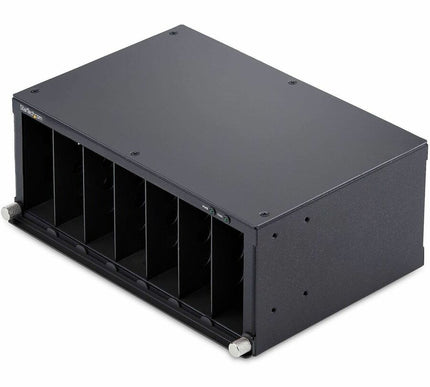 Main Image for StarTech 7-Slot Unmanaged Media Converter Chassis, 10in Rackmount for MCM Media Converter Series, Active Cooling, TAA Compliant