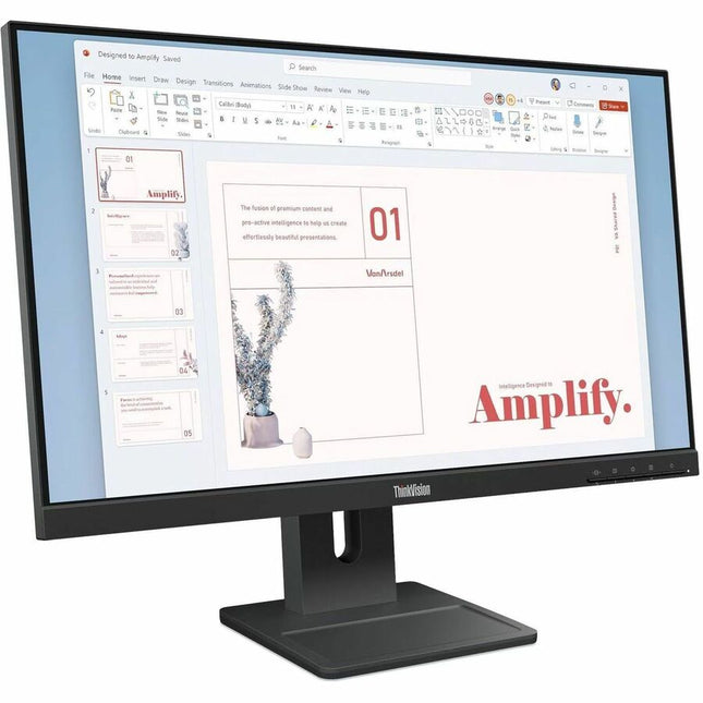 Main Image for Lenovo ThinkVision E24-40 24" Class Full HD LED Monitor - 16:9 - Raven Black