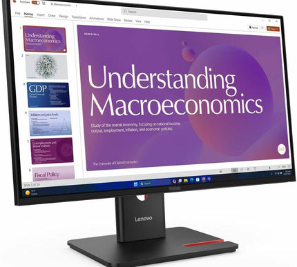 Main Image for Lenovo ThinkVision T24D-40 24" Class Full HD LED Monitor - 16:9 - Eclipse Black