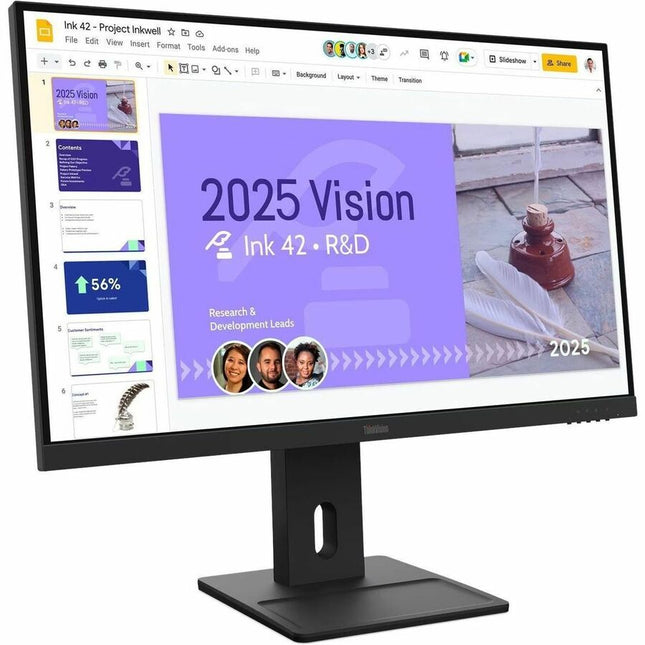 Main Image for Lenovo ThinkVision E27Q-40 27" Class WQHD LED Monitor - 16:9 - Raven Black
