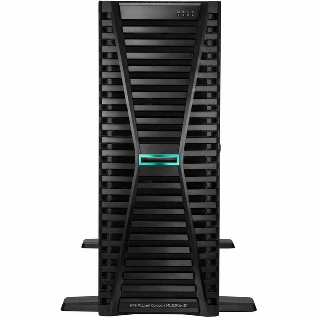 Main Image for HPE ProLiant Compute ML350 Gen12 4U Tower Server - 1 x Intel Xeon 6515P 2.30 GHz - 64 GB RAM - 960 GB SSD - (2 x 480GB) SSD Configuration - Serial ATA/600, 12Gb/s SAS, NVMe Controller