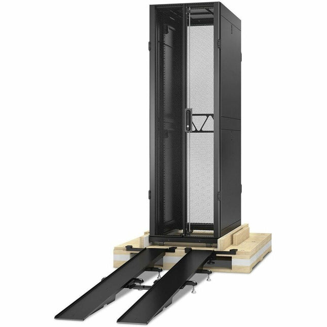 Main Image for Schneider Electric NetShelter SX, Server Rack Enclosure Gen 2, Shock Packaging, 2500 lbs, Black, 42U x 600W x 1070D