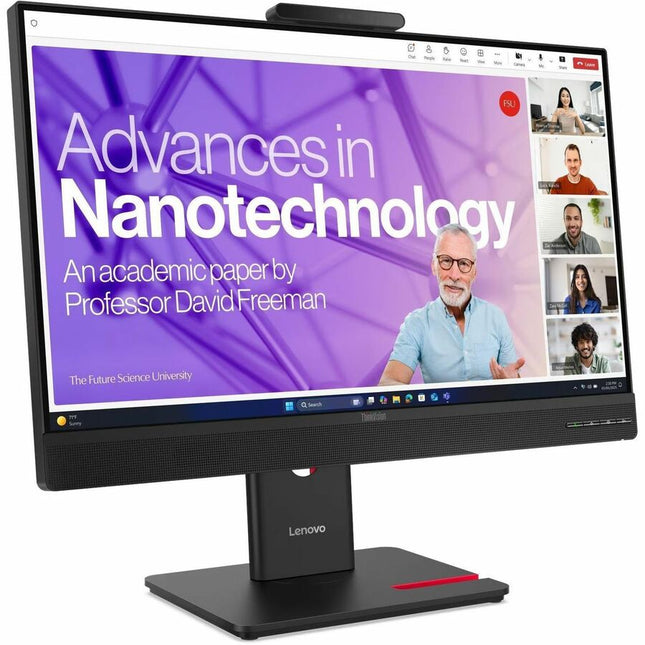 Main Image for Lenovo ThinkVision T24-4v 24" Class Webcam Full HD LED Monitor - 16:9 - Eclipse Black