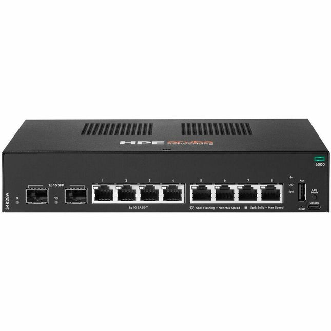 Main Image for Aruba CX 6000 8p 10M/100M/1G 2p SFP 1G TAA Switch