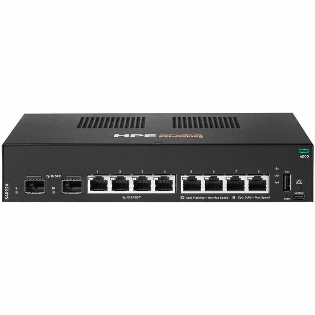 Main Image for Aruba CX 6000 8p 10M/100M/1G 2p SFP 1G Switch
