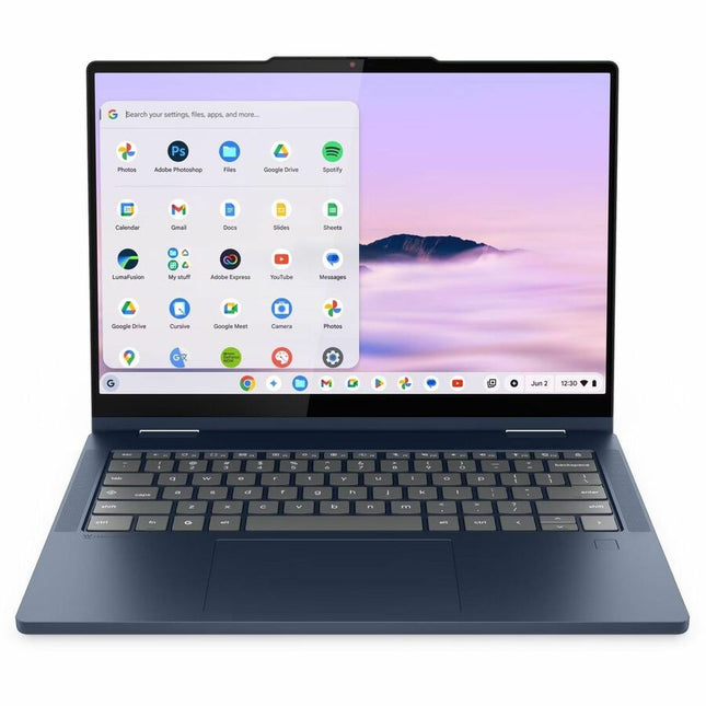 Main Image for Lenovo Chromebook Chrome 14ITN10 83LN0004US 14" Touchscreen Convertible 2 in 1 Chromebook - WUXGA - 60 Hz - Intel Core 3 N355 - 8 GB - 128 GB Flash Memory - English Keyboard - Cosmic Blue