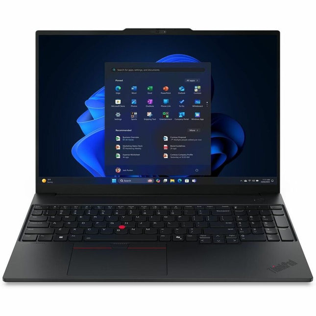 Main Image for Lenovo ThinkPad E16 Gen 3 21SSS78Q00 16" Notebook - WUXGA - 60 Hz - Intel Core Ultra 5 225U - 16 GB - 1 TB SSD - English (US) Keyboard - Black