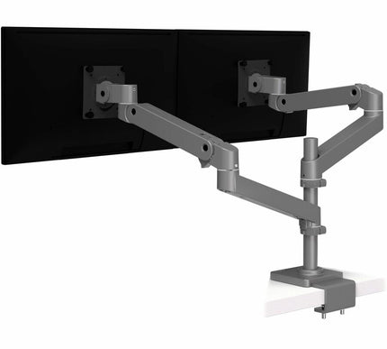 Main Image for Ergotron LX Pro Dual Stacking Arm, C-Clamp (dark grey)