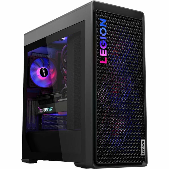Main Image for Lenovo Legion T7 34IAS10 90Y600BAUS Gaming Desktop Computer - Intel Core Ultra 7 Series 2 270K PLUS - 32 GB - 1 TB PCI Express NVMe 4.0 x4 SSD - Tower - Storm Gray