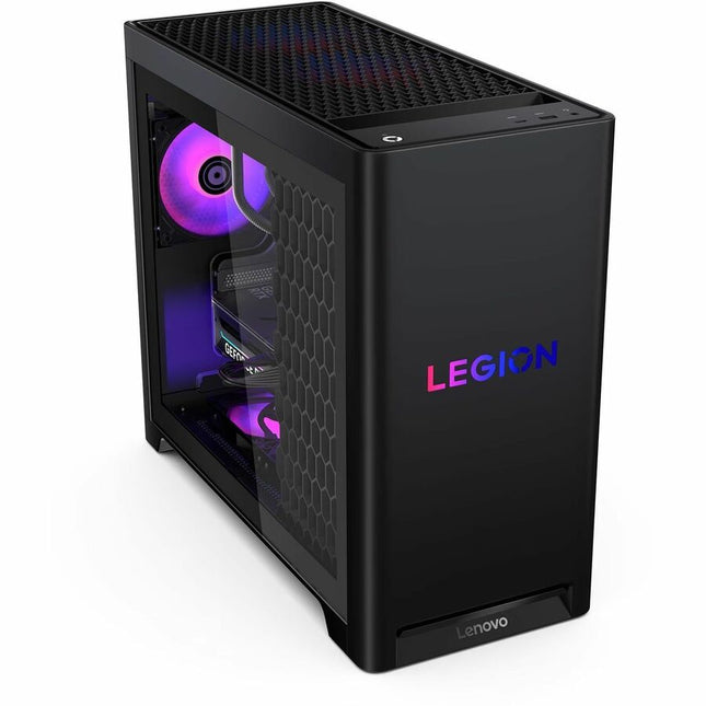 Main Image for Lenovo Legion T5 30IAS10 90Y9000HUS Desktop Computer - Intel Core Ultra 7 Series 2 270K PLUS - 32 GB - 1 TB PCI Express NVMe 4.0 x4 SSD - Tower - Eclipse Black