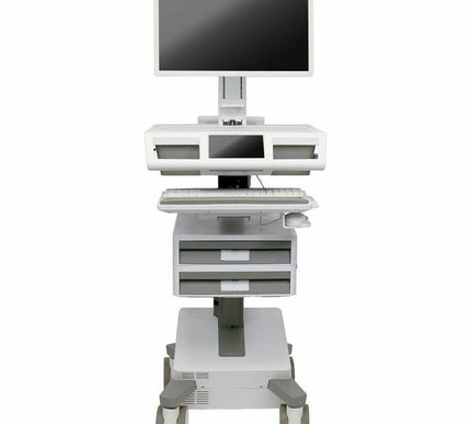 Main Image for Ergotron Mosaic LCD Cart with HD Riser, AC Power, Std 1x1 Drawers, US/CA/MX