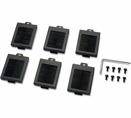 Main Image for APC NetShelter Cable Management, Mounting Rail Brush Strips, Set of 6, for NetShelter SX 750 mm Wide, Black, 76 x 114 x 13 mm